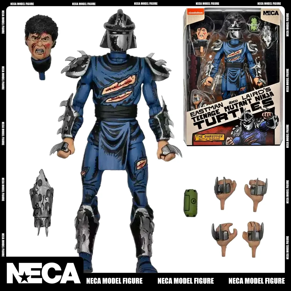 Original NECA 54289 Battle Damaged Shredder Teenage Mutant Ninja Turtles (Mirage - £71.01 GBP+