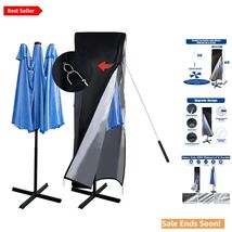 Durable Outdoor Umbrella Cover - Waterproof &amp; UV-Resistant for 13-15ft U... - $45.49
