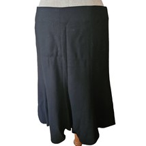 Black Knee Length Skirt Size 8 - £19.78 GBP