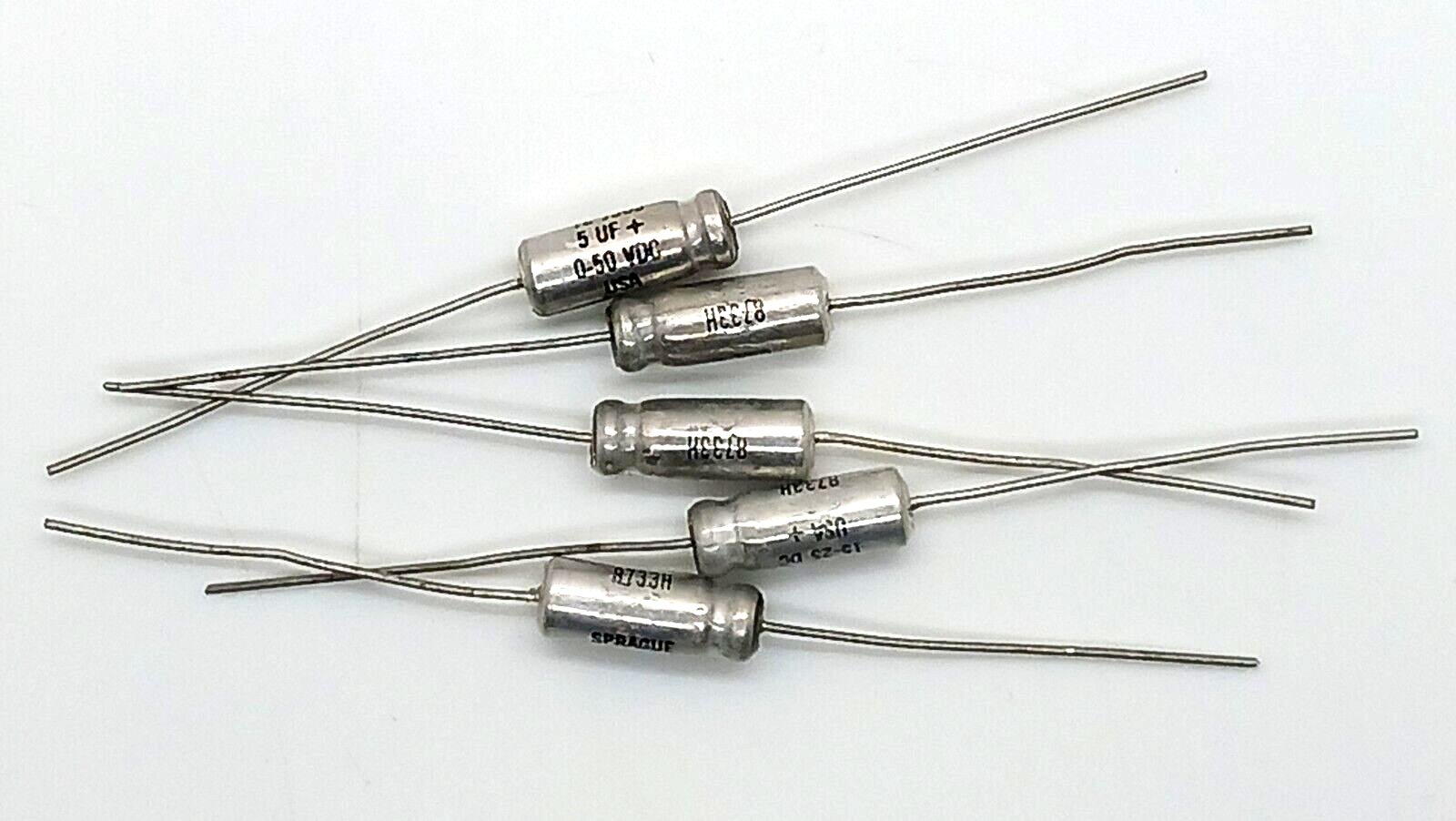 Sprague 30D + TE 1205 15-25 DC USA 8733H Capacitor 5 Pc Lot - $5.99