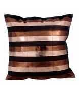 Metallic Faux Leather 16"x16" Copper Throw Pillows Cover, Omg Its Copper - $34.95+