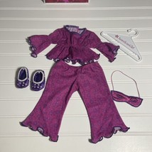 American Girl Doll 2007 Paisley Print Pajamas ~ PJs, Sleep Mask, Slippers, EUC - $22.22