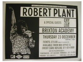 Robert Plante Zeppelin LED Eurpoean Concert Poster-
show original title
... - £35.39 GBP