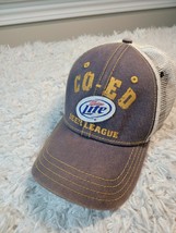 Miller Lite Co-Ed Beer League Trucker, Mesh, Fitted, Size is not listed ... - $6.27