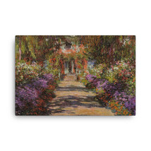 Claude Monet Pathway in Monet&#39;s Garden at Giverny, 1901-02 Canvas Print - $99.00+