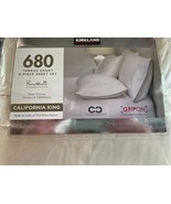 Kirkland Signature 100% Cotton 680 TC Sheet  Cal King  Oatmeal  - $78.21