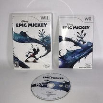 Disney Epic Mickey Nintendo Wii video game Complete with Manual Works - £7.18 GBP