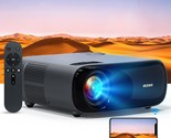 Projector With Wifi And Bluetooth, Native 1080P, 4K Supported, Projector... - £377.21 GBP