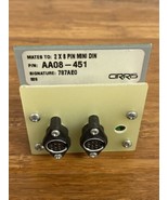 Cirris Systems AA08-451 2x8 Pin Mini Din Continuity Tester Adapter Board JD - $47.18 CAD