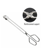 Barbecue Carbon Clip Long Handle Tongs - £3.94 GBP