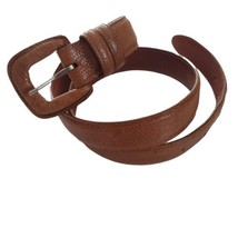 Joan &amp; David Alligator Embossed Leather Calfskin Belt Women&#39;s Medium USA - £16.93 GBP