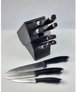 JA Henckels Silvercap 12 pc. Kitchen Knife set w/ Wooden Block Stainless... - £56.30 GBP