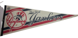 New York Yankees Felt Pennant Vintage MLB Genuine Merchandise 29" x 12 " - $24.99