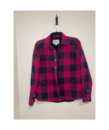 Orvis Teton Shirt Jacket S Flannel Face Fleece Lined Chore Field Buffalo... - $29.31