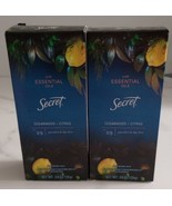 2x Secret Antiperspirant with Essential Oil Cedarwood + Citrus 2.6 OZ EXP 01/22 - $39.95