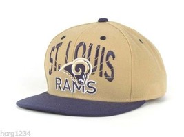 LA Los Angeles St. Louis Rams NFL Team Apparel Fake Snap Snapback Cap Hat - £18.18 GBP