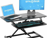 Smugdesk Standing Desk D-66hl-36in-bk - £44.21 GBP