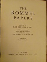 First US Edition:  THE ROMMEL PAPERS, edited B. H. Liddell Hart, 1953 Ha... - $19.63