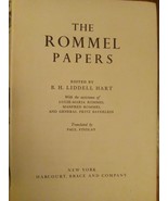 First US Edition:  THE ROMMEL PAPERS, edited B. H. Liddell Hart, 1953 Ha... - $19.63
