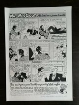 Vintage 1935 Chase and Sanborn&#39;s Coffee Mr &amp; Mrs Goof  Full Page Origina... - £5.30 GBP