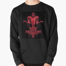  Satanic Baphomet Occult Men&#39;s Pullover Black Sweatshirt - £26.14 GBP
