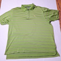 Adidas Polo Shirt Mens XL Climacool Green Golf Rugby Activewear - $9.89