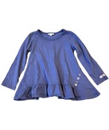 Naartjie Kids Girls Vintage Blue Long Sleeve Tunic Blouse 4 - £11.46 GBP