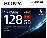 Sony BD-R Printable HD Blu-Ray 4x Blank Disc Media BDR 128GB 5pack From ... - $49.44
