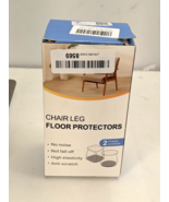 23 Pcs Silicone Chair Leg Floor Protectors No Noise, Anti-Scratch Leg Pa... - $15.35 CAD