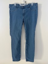 H&amp;M Womens Size 16 Blue Denim Jeans 98% Cotton 2% Elastane Slim Fit Casu... - $207.66 MXN