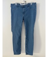 H&amp;M Womens Size 16 Blue Denim Jeans 98% Cotton 2% Elastane Slim Fit Casu... - $208.88 MXN