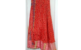 Indian Sari Wrap Skirt S313 - £19.61 GBP