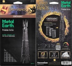 Lord of The Rings Movies Orthanc Tower Metal Earth ICONX 3D Steel Model ... - $30.95