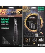 Lord of The Rings Movies Orthanc Tower Metal Earth ICONX 3D Steel Model ... - $30.95