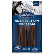 Barkworthies Dog Collagen Grain Freer Stick 6 Inch 3 Pack (Case Of 6) - £74.96 GBP