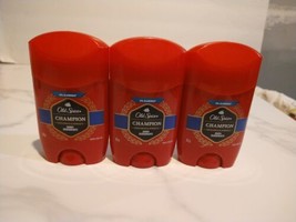 3x Old Spice Champion Deodorant Travel Size 1.7 Oz (50g) Men’s Expires 10/23 New - £35.84 GBP