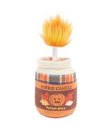 NEW Bark Yorkie Candle Squeaky Dog Toy 9 inches pumpkin spice scent rope... - £9.33 GBP
