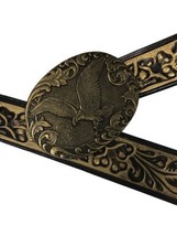 Vintage Eagle Belt Buckle Kaymen B. Vintage Rodeo Western 34 Gold Fits 3... - $64.83 CAD