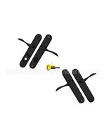 Pella Hinged Door Active Left / Inactive Right Handle Set w/ Keys - Flat... - $12,855.71 MXN