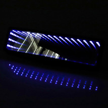 Jdm Galaxy Mirror Led Blue Color Light CLIP-ON Rear View Wink Rearview - £22.28 GBP