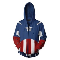  3D Printed Winter Soldier Hoodies 2021 Long Sleeve Sweatshirts Men Hoody Hooded - £58.07 GBP