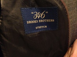Brooks Brothers BLAZER SPORT COAT JACKET 346 stretch 42LG - £54.13 GBP