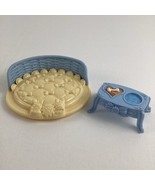 Fisher Price Snap N Style Pets Puppy Dog Royal Bed Food Feeding Stand Bl... - $25.64 CAD