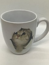 Cute Tabby Cat Coffee Mug - Ceramic Funny Coffee Mug - Perfect Cat Love - £12.65 GBP