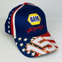 NAPA Racing Hat Cap NASCAR Number 15, Strapback, Patriotic Red White Blu... - £7.78 GBP