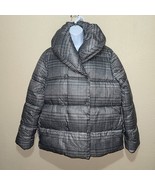 Jason Wu Women’s Houndstooth Grey Multi Puffer Jacket SZ M NEW $495 - $6,326.54 MXN