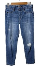 JUDY BLUE Jeans Women Size 9/29 Boyfriend Fit Medium Wash Distressed Denim - £25.63 GBP