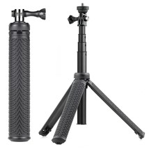 3-In-1 Aluminum Telescoping Selfie Stick Waterproof Monopod Pole Handheld Grip T - £37.60 GBP