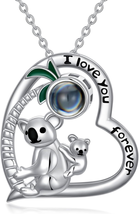 Mother&#39;s Day Gifts for Mom from Daughter Son, 925 Sterling Silver Cute Animal El - £47.76 GBP