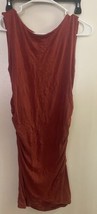 Sexy Mama Maternity Dress Size 1 Reddish Brown Bust Up To 44” Length 38”... - $11.40